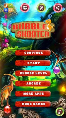 Dinosaur Bubble Shooter android App screenshot 4